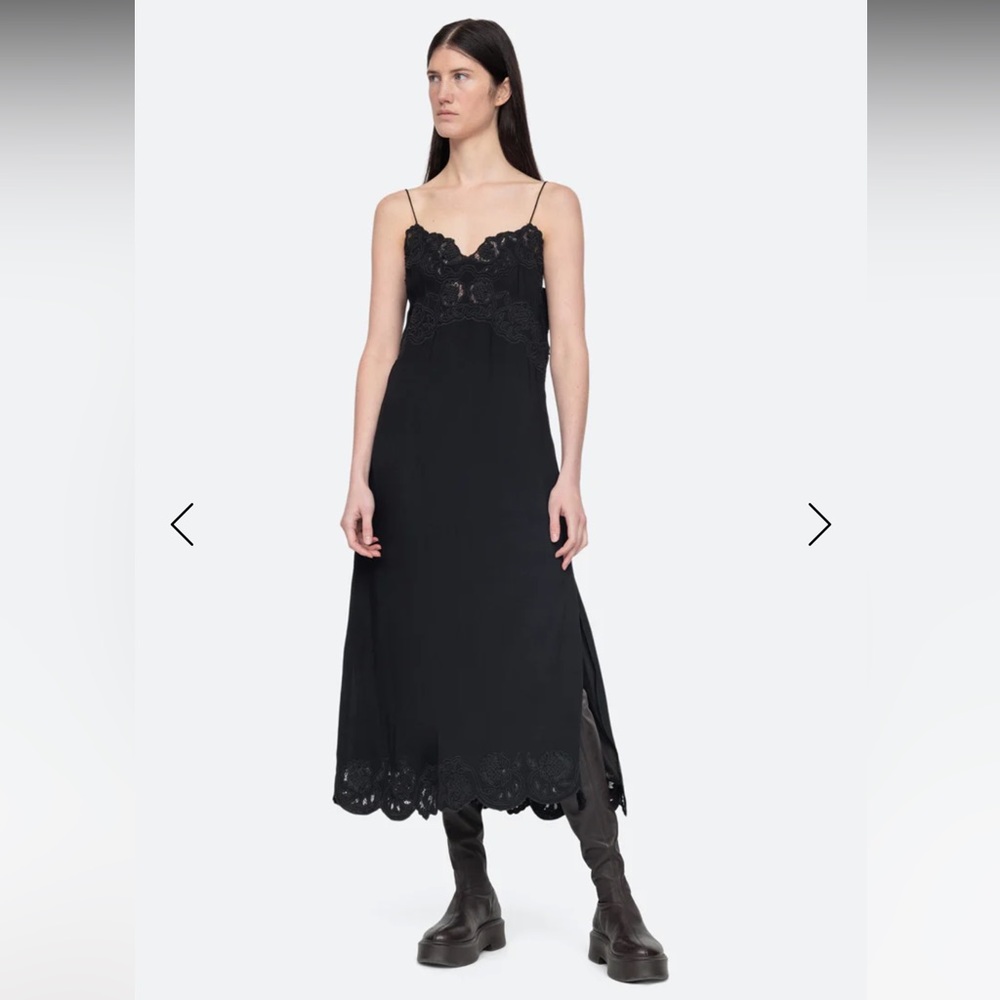 Sea NY Evita Velet slip dress. Never worn